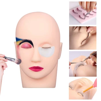 Massage Mannequin Head Flat Eye Facial Eyelash Eyelash Extension Makeup Practice Cosmetic Model Professional Training Heads Tool
Massage Mannequin Head Flat Eye Facial Eyelash Eyelash Extension Makeup Practice Cosmetic Model Professional Training Heads Tool