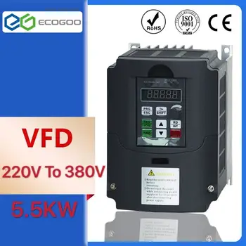 AC 220V Single Phase Input To 3 phase 380V Output VFD Inverter Frequency Converter For three-phase water pump fan
AC 220V Single Phase Input To 3 phase 380V Output VFD Inverter Frequency Converter For three-phase water pump fan