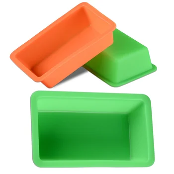Rectangular Silicone Baking Mold Soap Mould Shaped Nonstick Toast Mold(Random Color)
Rectangular Silicone Baking Mold Soap Mould Shaped Nonstick Toast Mold(Random Color)