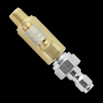 1/4 Easy Install Quick Insert Wear Resistant Nozzle Filter Stainless Steel Sealing Pressure Washer Thread Sprayer Home Garden 
1/4 Easy Install Quick Insert Wear Resistant Nozzle Filter Stainless Steel Sealing Pressure Washer Thread Sprayer Home Garden