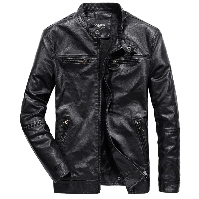 Men 2020 Spring New Casual Vintage Zipper Style Fleece Leather Jackets Coat Men Outwear Fashion Motor & Biker Leather Jacket Men
Men 2020 Spring New Casual Vintage Zipper Style Fleece Leather Jackets Coat Men Outwear Fashion Motor & Biker Leather Jacket Men