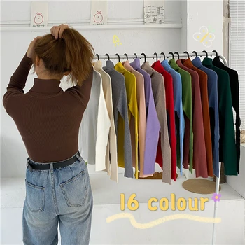 16 colors Turtleneck Winter Sweater Women Pullover Girls Tops slim Autumn Female Knitted Outerwear Sweaters Warm Cashmere
16 colors Turtleneck Winter Sweater Women Pullover Girls Tops slim Autumn Female Knitted Outerwear Sweaters Warm Cashmere