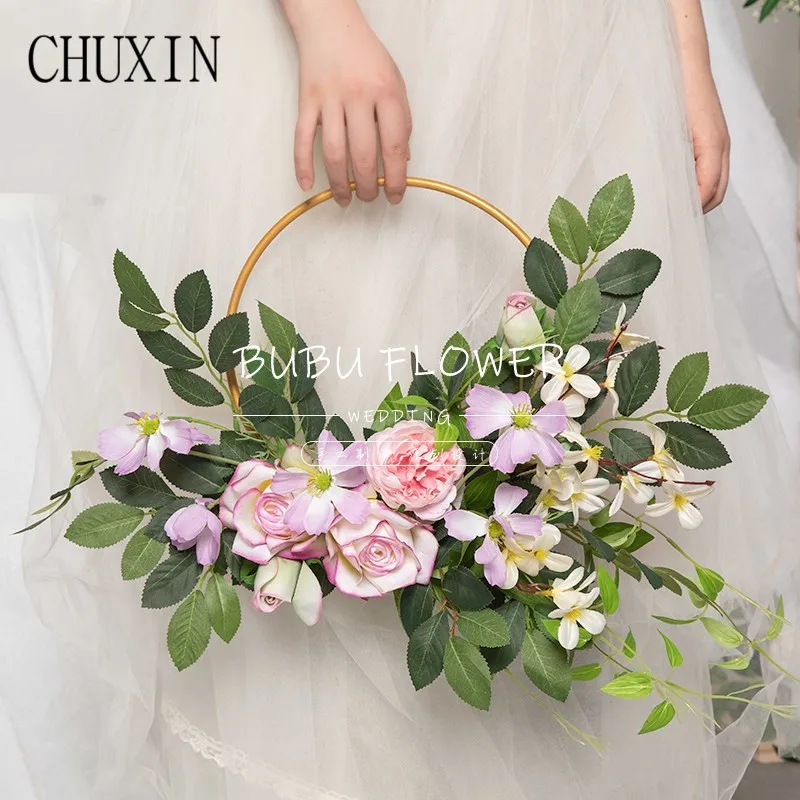wedding props ring Iron art single pole ring curtain circle hollow round wreath stage Artificial flower decor ceiling curtain
wedding props ring Iron art single pole ring curtain circle hollow round wreath stage Artificial flower decor ceiling curtain