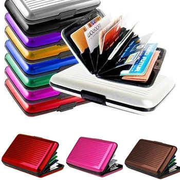 Aluminium Alloy Mini Card Wallet Candy Color Creative Waterproof Portable Card Holder Clutch Wallet Waterproof Small Card Pouch
Aluminium Alloy Mini Card Wallet Candy Color Creative Waterproof Portable Card Holder Clutch Wallet Waterproof Small Card Pouch