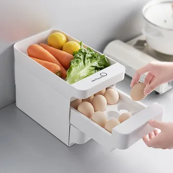 Simple Stackable Egg Box Refrigerator Storage Rack Food Storage Organizer Drawer Containers Kitchen Items Multi-Layer Egg Holder
Simple Stackable Egg Box Refrigerator Storage Rack Food Storage Organizer Drawer Containers Kitchen Items Multi-Layer Egg Holder