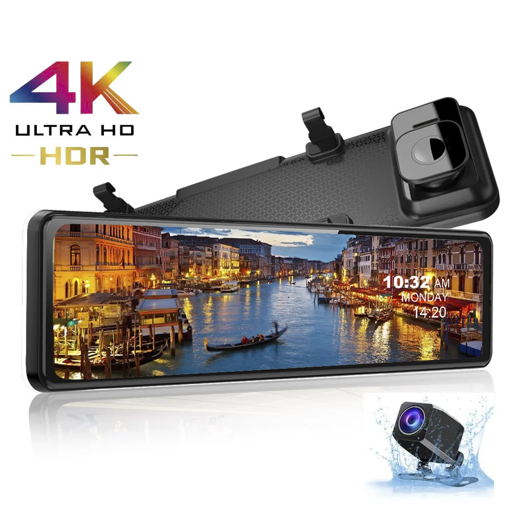 OLPAY Driving Recorder 2160P Car Dvr Camera 12Inch 360 Camera Full Hd Night vision dash cam front and rear Vehicle camera mirror
OLPAY Driving Recorder 2160P Car Dvr Camera 12Inch 360 Camera Full Hd Night vision dash cam front and rear Vehicle camera mirror