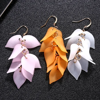 2020 New Long Tassel Rose Flower Petals Dangle Earrings Women Fashion Exaggerated Zircon Drop Earrings Jewelry
2020 New Long Tassel Rose Flower Petals Dangle Earrings Women Fashion Exaggerated Zircon Drop Earrings Jewelry