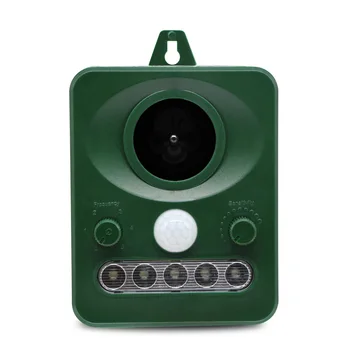 Outdoor Solar Animal Repeller Ultrasonic Animal Repeller with LED Flashing Light Waterproof Animal Repeller with Motion Sensor
Outdoor Solar Animal Repeller Ultrasonic Animal Repeller with LED Flashing Light Waterproof Animal Repeller with Motion Sensor