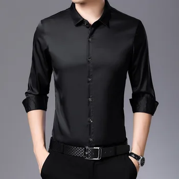 2020 Spring New Men's Shirt Business Men Solid Color Long-sleeved Professional Wear Tooling Men's Slim Shirts Solid 
2020 Spring New Men's Shirt Business Men Solid Color Long-sleeved Professional Wear Tooling Men's Slim Shirts Solid