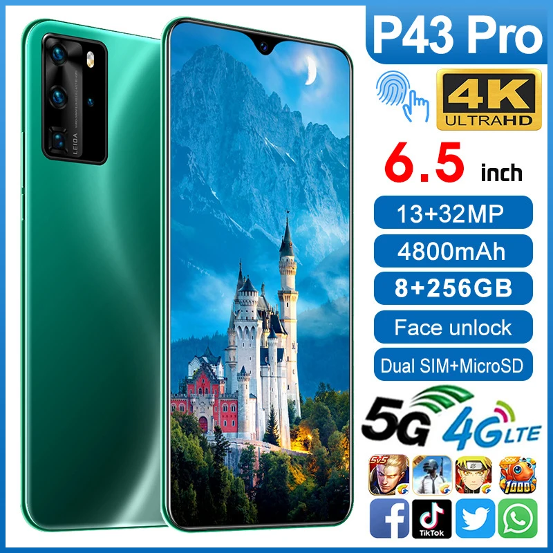 Smart Phone 6.5" 4GB RAM 64GB ROM Octa Core 23MP Camera 4300mAh Android Mobile Phone Unlock cheap phones free shipping
Smart Phone 6.5" 4GB RAM 64GB ROM Octa Core 23MP Camera 4300mAh Android Mobile Phone Unlock cheap phones free shipping