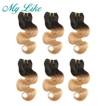 50g Ombre Brazilian Hair Weave Bundles 1b/27 Honey Blodne Ombre Human Hair Bundles 6Pcs Body Wave Ombre Brazilian Hair Bundles
50g Ombre Brazilian Hair Weave Bundles 1b/27 Honey Blodne Ombre Human Hair Bundles 6Pcs Body Wave Ombre Brazilian Hair Bundles