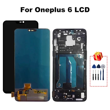 6.28" For Oneplus 6 LCD Touch Screen Digitizer Display Replacement Assembly Parts With Frame For 1+ 6 LCD Display Screen
6.28" For Oneplus 6 LCD Touch Screen Digitizer Display Replacement Assembly Parts With Frame For 1+ 6 LCD Display Screen