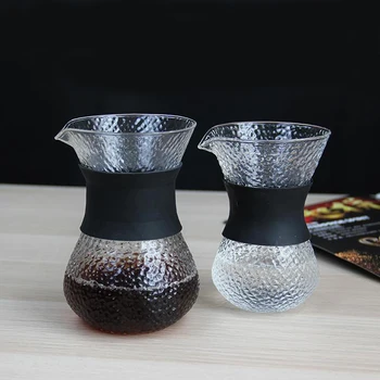 

200ml 400ml 600ml Manual Coffee Pot Cafetera Expreso Drip Pour Over Coffee Maker with Stainless Steel Filter Barista Percolator