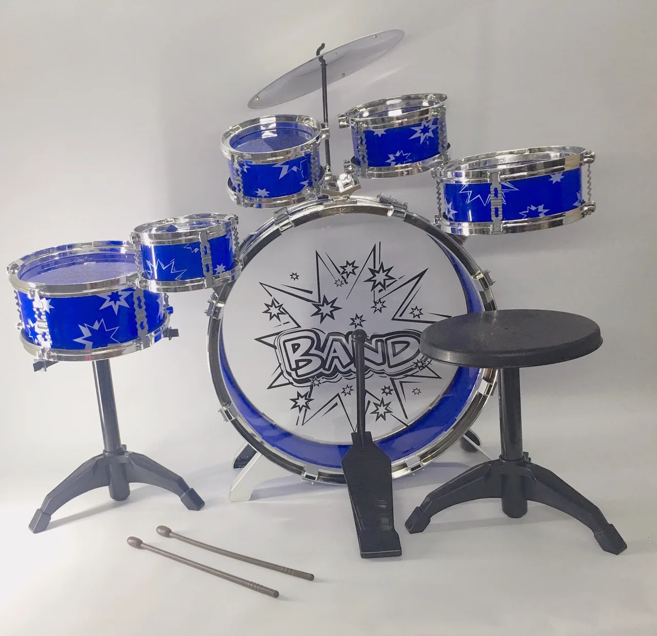Stall Hot Selling bo hui Children Model Instruments Educational Toy Drum Kit with Stool Set Jazz Drum
Stall Hot Selling bo hui Children Model Instruments Educational Toy Drum Kit with Stool Set Jazz Drum