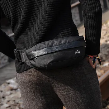 New Fashion Running Waist Pack Casual Stitching PU Nylon Chest Bag Men's Outdoor Multifunction Motion Waist Pack
New Fashion Running Waist Pack Casual Stitching PU Nylon Chest Bag Men's Outdoor Multifunction Motion Waist Pack