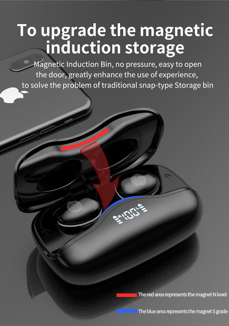 New 3500mAh LED Display Bluetooth Earphones Wireless Headphones With Microphone 9D HIFI Sound Sport Waterproof Headset Earbuds New 3500mAh LED Display Bluetooth Earphones Wireless Headphones With Microphone 9D HIFI Sound Sport Waterproof Headset Earbuds