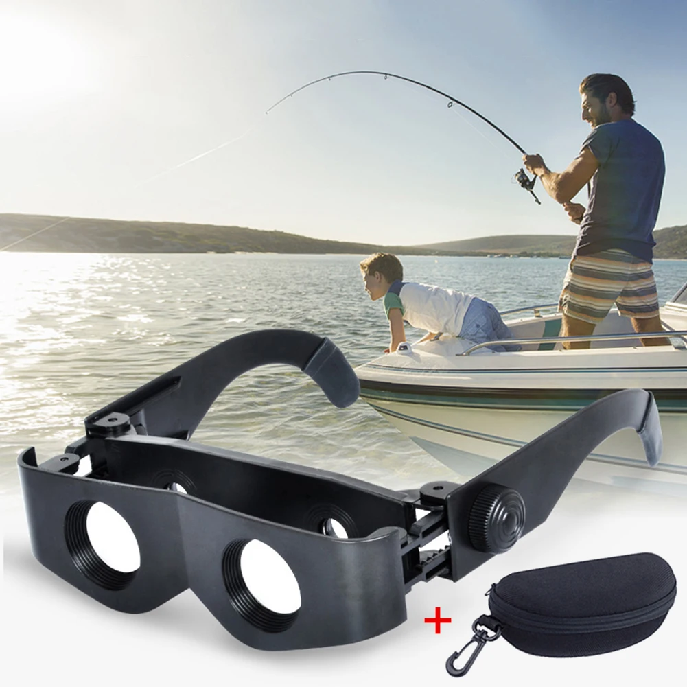 Portable Fishing Telescope Glasses Style Binoculars 8X Magnifier Adjustable Eyewear with Storage Case Fishing Accessories
Portable Fishing Telescope Glasses Style Binoculars 8X Magnifier Adjustable Eyewear with Storage Case Fishing Accessories