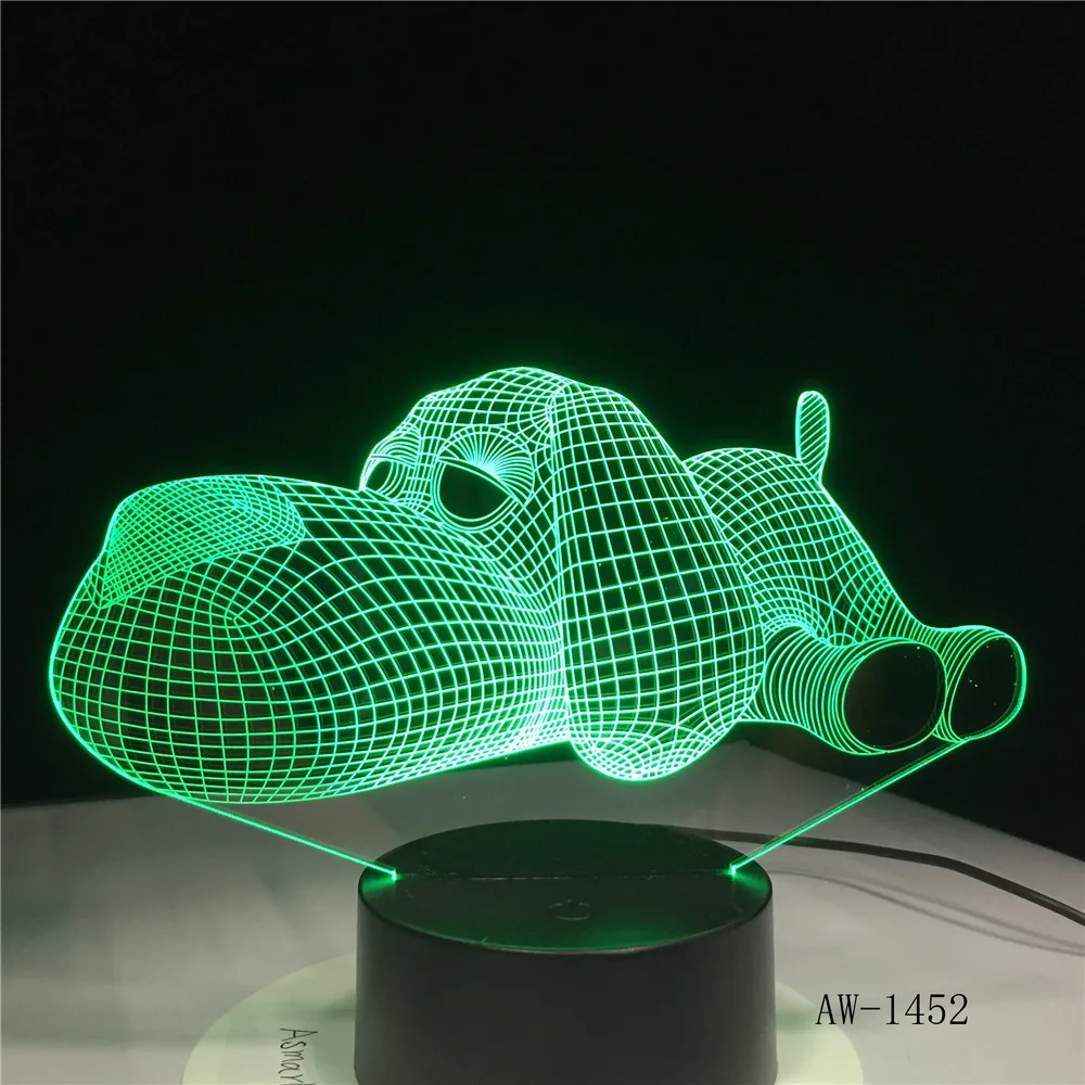 Светодиодная 3D лампа Lazydog, цветная Настольная лампа с USB, детский ночник для спальни, Домашний Светильник, офисветильник освещение 
Светодиодная 3D лампа Lazydog, цветная Настольная лампа с USB, детский ночник для спальни, Домашний Светильник, офисветильник освещение