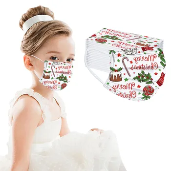 100pc Child Christmas Mouth Mask Protection Disposable Facemask Three Layer Breathable Facemasks Earhook Mascarillas Маска
100pc Child Christmas Mouth Mask Protection Disposable Facemask Three Layer Breathable Facemasks Earhook Mascarillas Маска