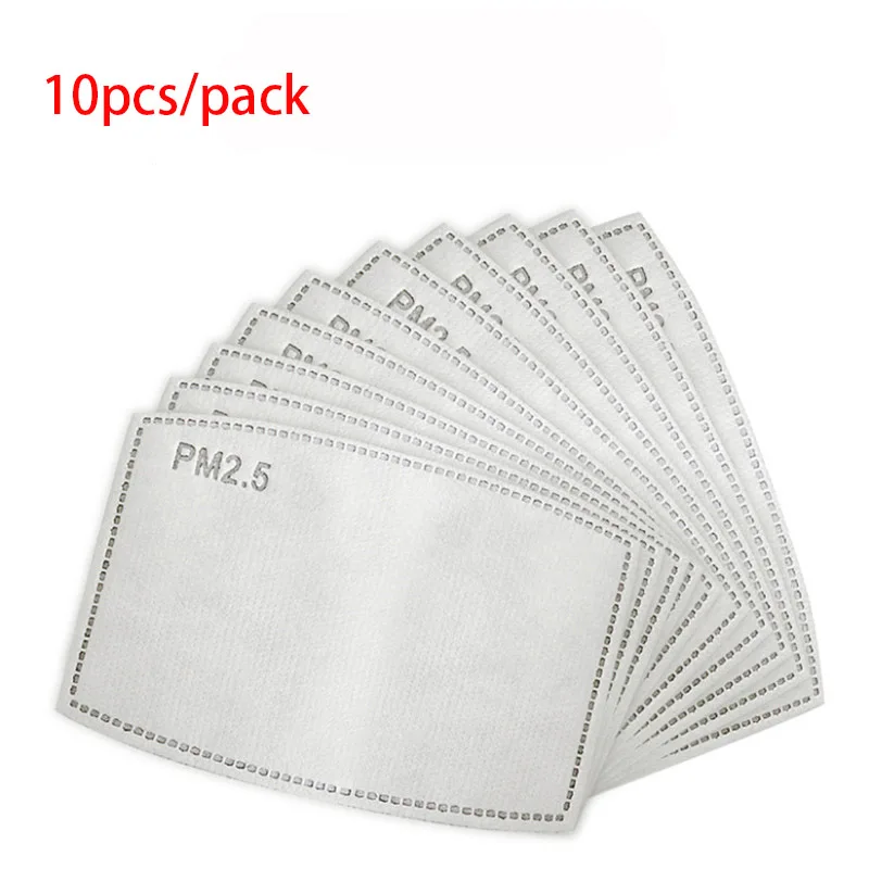 10Pcs/Set PM2.5 Anti Haze Mouth Mask Replaceable Filter-slice 5 Layers Non-woven Activated Carbon Filter face Masks Gasket
10Pcs/Set PM2.5 Anti Haze Mouth Mask Replaceable Filter-slice 5 Layers Non-woven Activated Carbon Filter face Masks Gasket