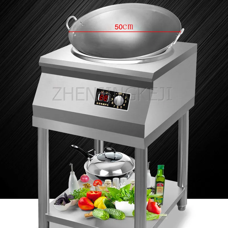 Commercial Induction Cooker Concave Electric Frying Stove High Power 5000W Canteen Cauldron Stove With Shelf Kitchen Appliance
Commercial Induction Cooker Concave Electric Frying Stove High Power 5000W Canteen Cauldron Stove With Shelf Kitchen Appliance