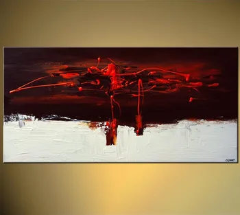 100% Handpainted Acrylic Paint For Canvas Art Canvas Red White Oil Paintings Abstract Art Nature Painting Bedroom 
100% Handpainted Acrylic Paint For Canvas Art Canvas Red White Oil Paintings Abstract Art Nature Painting Bedroom