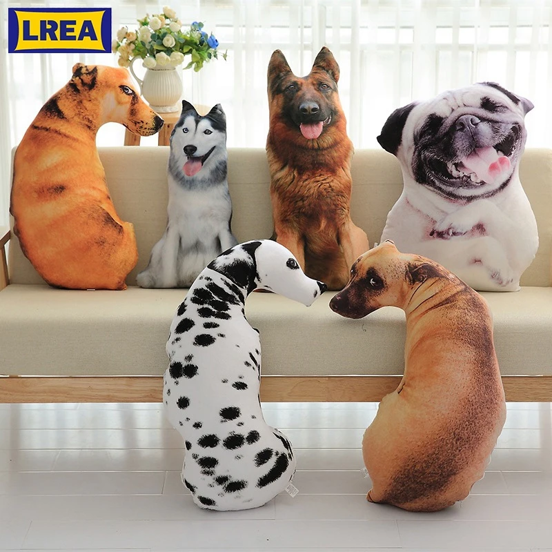 LREA New 50CM cojines Creative Plush 3D dog cushion Cute Expression Simulation Pillow Bedroom Sofa Decorations home
LREA New 50CM cojines Creative Plush 3D dog cushion Cute Expression Simulation Pillow Bedroom Sofa Decorations home