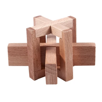 Wooden Siege Lock the Perplexing X in a Box Logic Puzzle Burr Puzzles Brain Teaser Intellectual Toy
Wooden Siege Lock the Perplexing X in a Box Logic Puzzle Burr Puzzles Brain Teaser Intellectual Toy