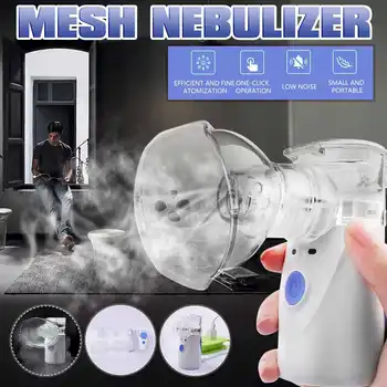 Mini Handheld Portable Mesh Nebulizer Silent Ultrasonic Medical Steaming Inhaler Adult Kids Rechargeable Respirator Humidifier
Mini Handheld Portable Mesh Nebulizer Silent Ultrasonic Medical Steaming Inhaler Adult Kids Rechargeable Respirator Humidifier