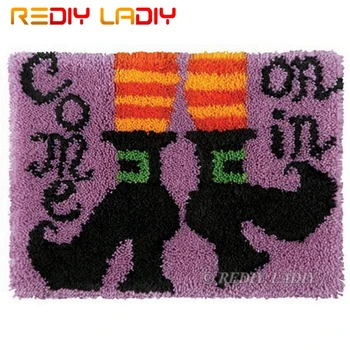 Latch Hook Kits Make Your Own Rug Come on In Tapestry Crocheted Cushion Mat DIY Carpet Rug Set Pre-Printed Canvas Hobby & Crafts
Latch Hook Kits Make Your Own Rug Come on In Tapestry Crocheted Cushion Mat DIY Carpet Rug Set Pre-Printed Canvas Hobby & Crafts