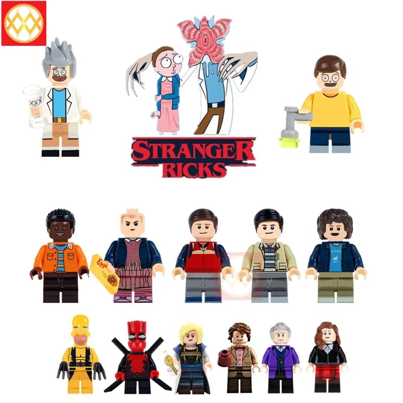20pcs/Wholesale Stanger Ricks blocks Rick and Morty Stanger Things Doctor Who Building Blocks Mini doll for Children toys WM6019
20pcs/Wholesale Stanger Ricks blocks Rick and Morty Stanger Things Doctor Who Building Blocks Mini doll for Children toys WM6019