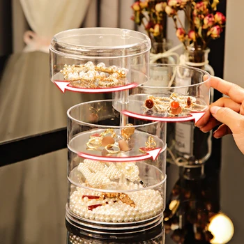 Rotate 360 Degrees Make-up 3/4/5layers acrylic makeup box Plastic Boxes Cosmetics Boxes Makeup Organizer Storage Rack
Rotate 360 Degrees Make-up 3/4/5layers acrylic makeup box Plastic Boxes Cosmetics Boxes Makeup Organizer Storage Rack