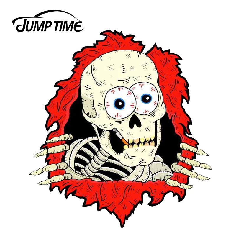 JumpTime 13cm x 11.98cm Funny Car Styling Horror Smoking Skeleton Motorcycle Window Decal Car Stickers Vinyl Car Accessories
JumpTime 13cm x 11.98cm Funny Car Styling Horror Smoking Skeleton Motorcycle Window Decal Car Stickers Vinyl Car Accessories