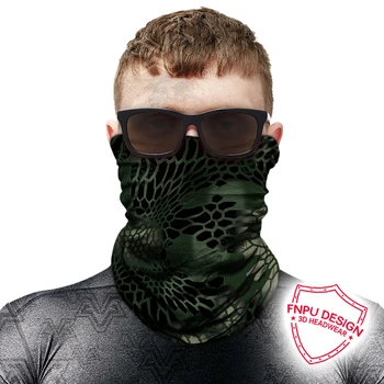 3D Seamless Bandana Kryptek Camouflage Face Sheild Dustproof Typhon Neptune Neck Warmer Snake Skin Tactical Protective Face Mask
3D Seamless Bandana Kryptek Camouflage Face Sheild Dustproof Typhon Neptune Neck Warmer Snake Skin Tactical Protective Face Mask