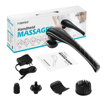 ROSENICE Handheld Head Massager Electric Rechargeable Cordless Percussion Full Body Massage With 5 Massaging Heads With US Plug
ROSENICE Handheld Head Massager Electric Rechargeable Cordless Percussion Full Body Massage With 5 Massaging Heads With US Plug