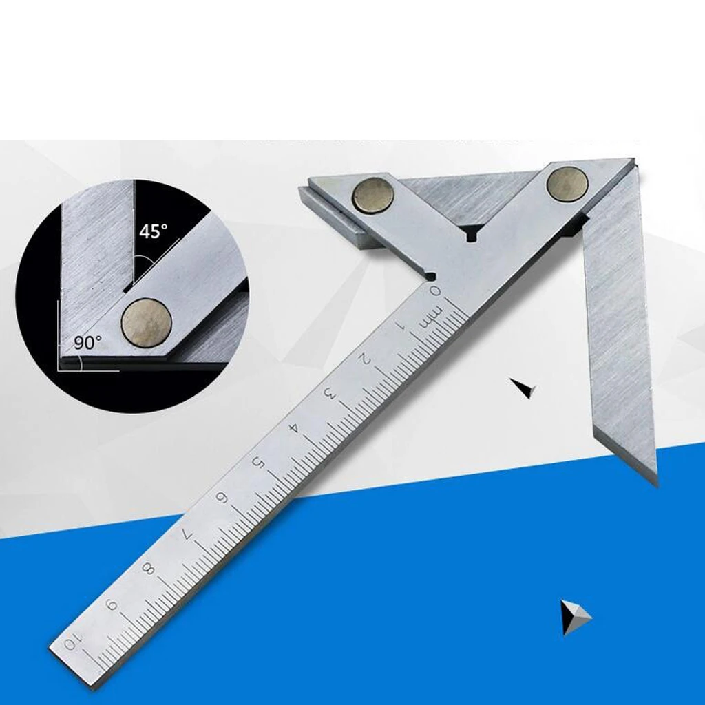 Marking Center Finder, Woodworking Precision Marking Gauge Scribers Center Gauge Centering Square Finder Tool