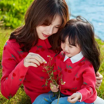 Autumn Mommy and Me Red Sweater Clothes Mother and Daughter Clothes Matching Cardigan Sweater Kids Sweaters Girls Cardigan
Autumn Mommy and Me Red Sweater Clothes Mother and Daughter Clothes Matching Cardigan Sweater Kids Sweaters Girls Cardigan