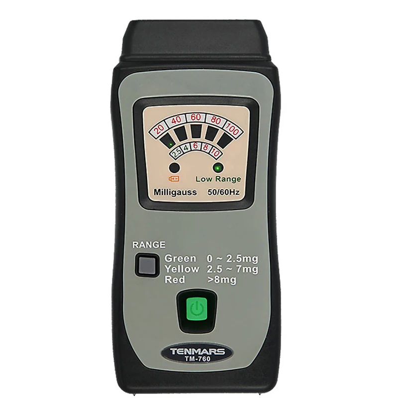 TENMARS TM-760 Mini EMF ELF Electric Magnetic Field Gauss Meter Tester Use For Electromagnetic Radiation
TENMARS TM-760 Mini EMF ELF Electric Magnetic Field Gauss Meter Tester Use For Electromagnetic Radiation