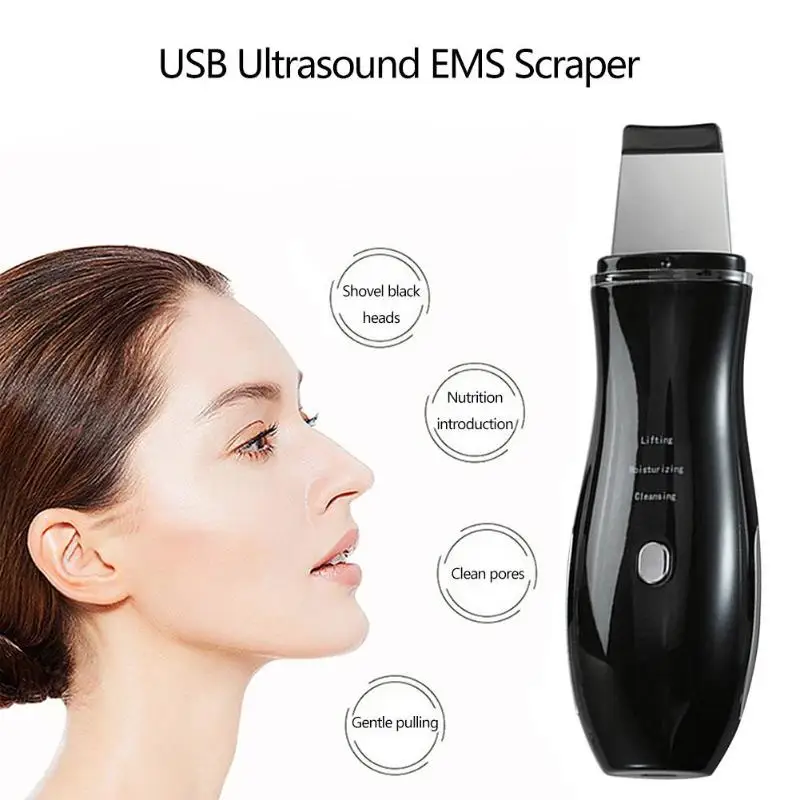 Ultrasonic Deep Face Cleaning Machine Skin Scrubber Dirt Blackhead Remove Wrinkles Spots Facial Whitening Lifting Tools
Ultrasonic Deep Face Cleaning Machine Skin Scrubber Dirt Blackhead Remove Wrinkles Spots Facial Whitening Lifting Tools