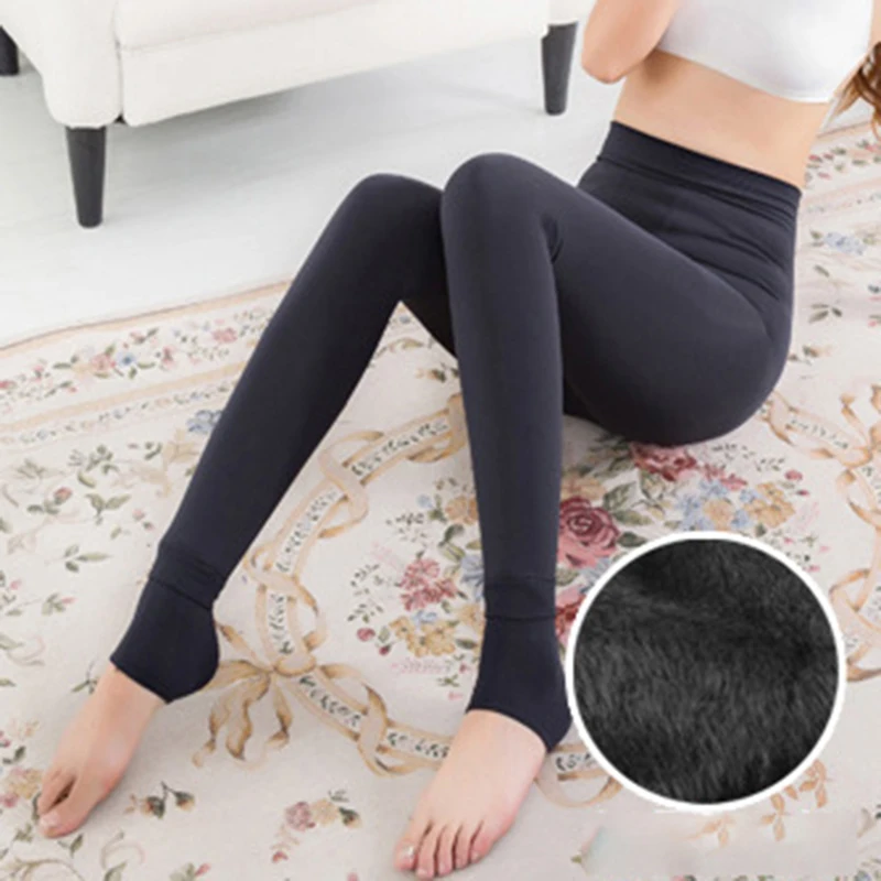 Women Winter Leggings Plus Velvet Thick Leggings Solid Color Warm Slim Stretch Leggings High Waist Large Size Women Leggings
Women Winter Leggings Plus Velvet Thick Leggings Solid Color Warm Slim Stretch Leggings High Waist Large Size Women Leggings
