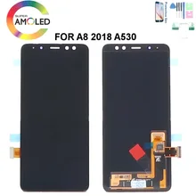 Ensemble écran tactile LCD AMOLED, 5.6 pouces, pour SAMSUNG Galaxy A8 2018 A530 A530F A530F/DS, haute qualité=