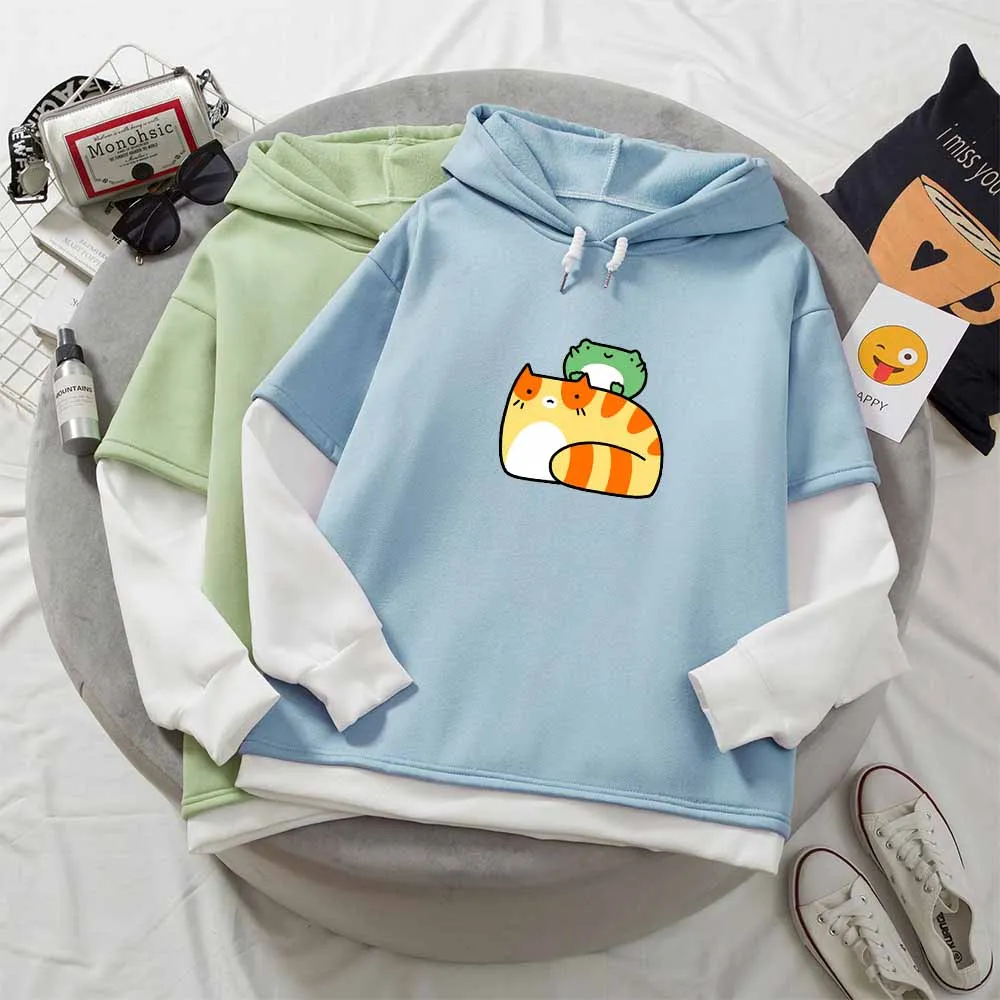 Oversized Sweatshirt Kawaii Frog Hoodies Color Block Women Warm Drawstring Hoodie Drop Shoulder Thermal Cute Clothes Pullover
Oversized Sweatshirt Kawaii Frog Hoodies Color Block Women Warm Drawstring Hoodie Drop Shoulder Thermal Cute Clothes Pullover