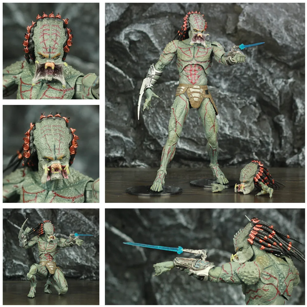 12inch Predator Deluxe Armored Assassin 7” Scale Action Figure 2018 Movie Ultimate Fugitive Predator KO's NECA Toys Doll
12inch Predator Deluxe Armored Assassin 7” Scale Action Figure 2018 Movie Ultimate Fugitive Predator KO's NECA Toys Doll