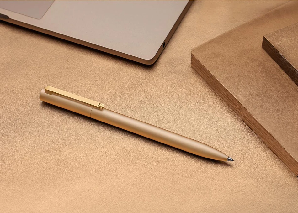 newest Original Xiaomi Mi Aluminum Rollerball Pen Mijia Metal Sign Pen 0.5mm Japan MiKuni ink refill Aluminum alloy pen holder (20)