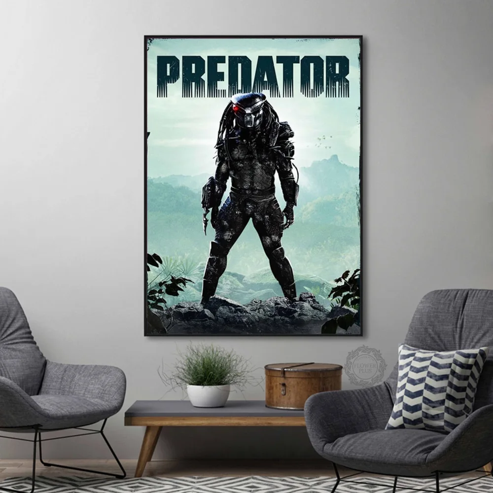 The-Predator-Hot-Classic-Horror-Movie-Art-Painting-Silk-Canvas-Poster-Wall-Home-Decor-quadro-cuadros
