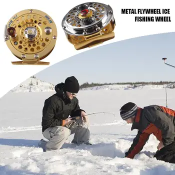 Gold Plastic Steel Fishing Gear Fly Fishing Wheel Durable Drum Wheel Trolling Reel Portable Practical Ice Fishing Wheel
Gold Plastic Steel Fishing Gear Fly Fishing Wheel Durable Drum Wheel Trolling Reel Portable Practical Ice Fishing Wheel