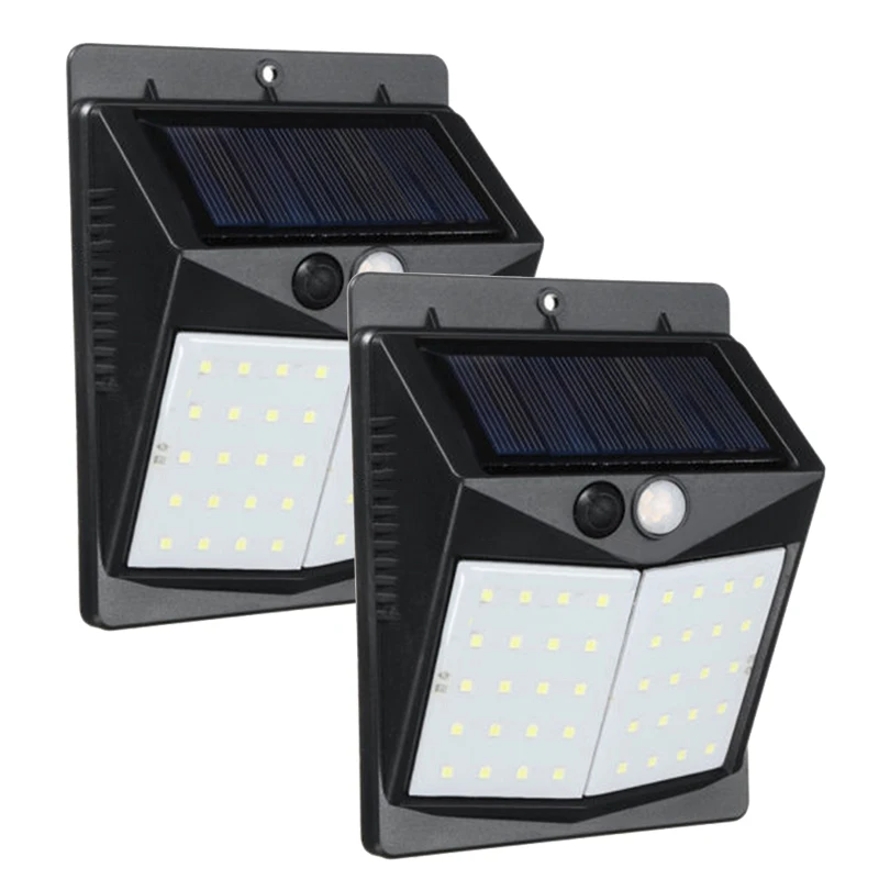 40 LED Solar Powered Stairs Fence Garden Lamp Outdoor Water Resistant Light 2019