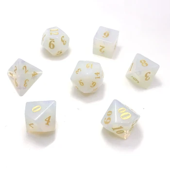 HYMGHO Polyhedral Dice Set rgp dice Opal 7Pcs/set Custom Handmade Carved 100% Natural Stone DND dice for gaming
HYMGHO Polyhedral Dice Set rgp dice Opal 7Pcs/set Custom Handmade Carved 100% Natural Stone DND dice for gaming
