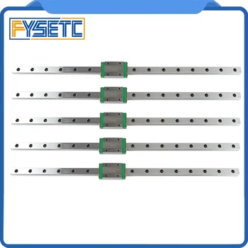 5pcs Good Quality MGN12H Carriages+400mm L MGNR12C Stainless Steel Linear Rails For 3D Printer BLV MGN Cube 
5pcs Good Quality MGN12H Carriages+400mm L MGNR12C Stainless Steel Linear Rails For 3D Printer BLV MGN Cube