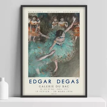 Edgar Degas Ballest poster, Degas ballet class poster, Degas Exhibitoin poster, Degas Ballet, Museum art, Degas Matisse Exm Ga